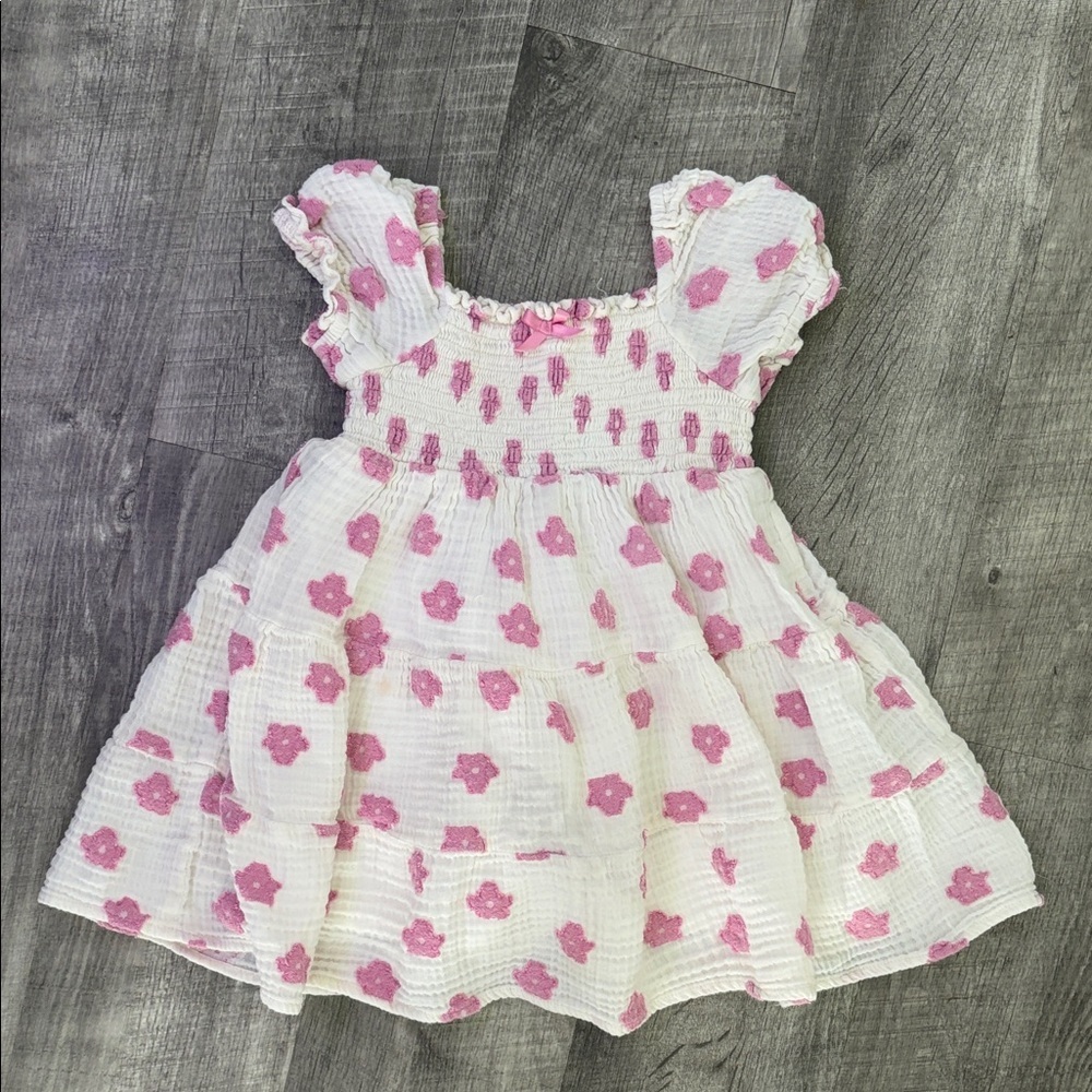 For love and lemons lil lemons girls Pink Floral Kids Dress 3T - Picture 1 of 4